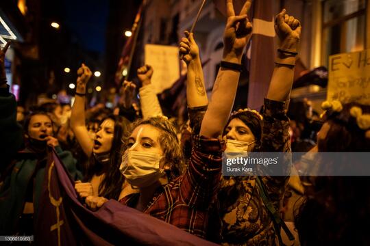 Istanbul March Protests by Barak Kara