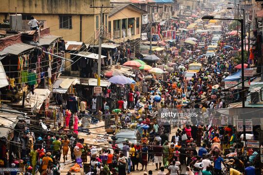 Market in Lagos Nigeria