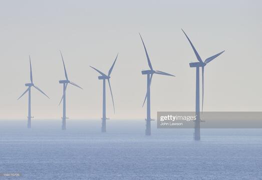 Windmills North Sea